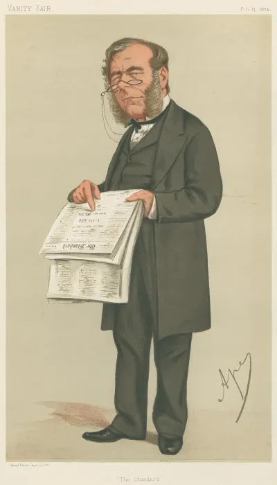 Newspapermen The Standard James Johnstone February 14 1874