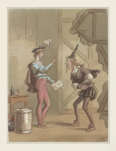 Nicholas Instructs Smike In The Art Of Acting