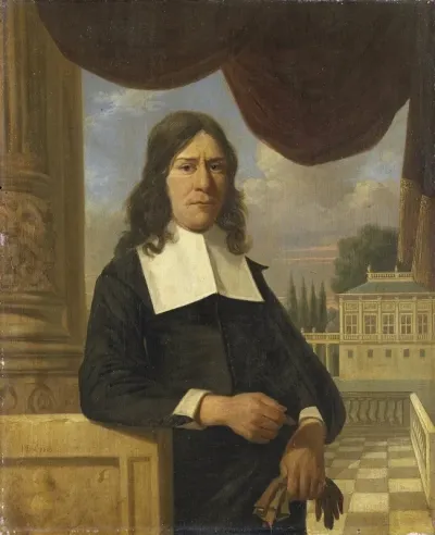 Nicolaes Eichelberg D 1699 Haarlem Merchant Husband Of Helena Van Der Schalcke