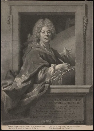 Nicolaus De Largillierre Professor In The Royal Academy Of Painting