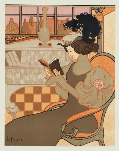 Nieuwjaarswens Van Octave Uzanne Voor Het Jaar 1897