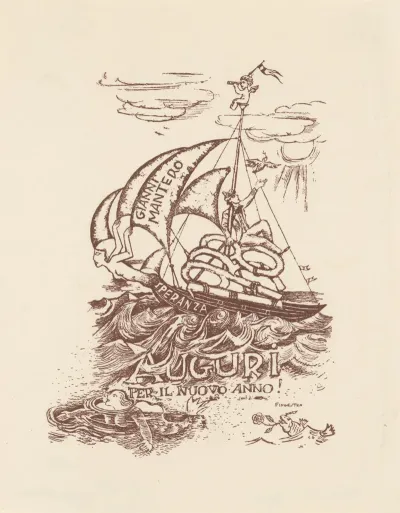 Nieuwjaarswens Voor 1938 Van Gianni Mantero