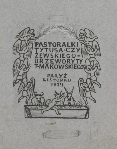 Niezrealizowany Projekt Karty Tytulowej Do Pastoralek