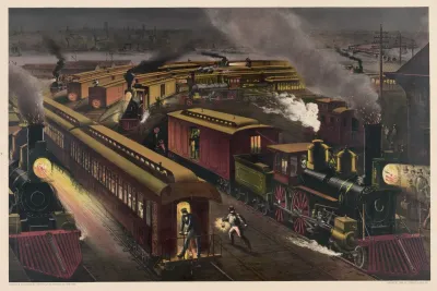 Night Scene At A Junction