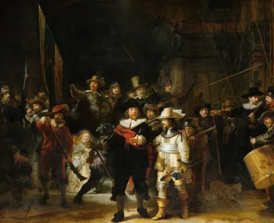 Night Watch Militia Company Of District Ii Under The Command Of Captain Frans Banninck Cocq