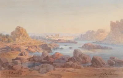 Nil Cataracte Grenze Von Nubien
