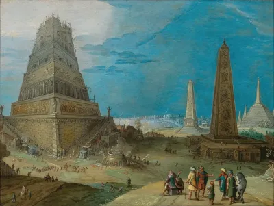 Nimrod Supervising The Construction Of The Tower Of Babel