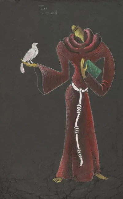 No More Peace Red Robe Tied With White Cord