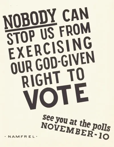 Nobody Can Stop Us From Exercising Our God Given Right To Vote
