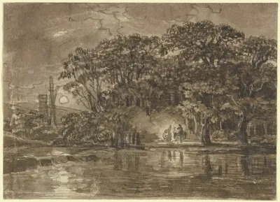 Nocturnal River Landscape