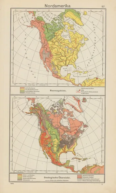 Nordamerika Meeresgebiete ‎ ‎ ‎ ‎geologische‎ ‎ubersicht