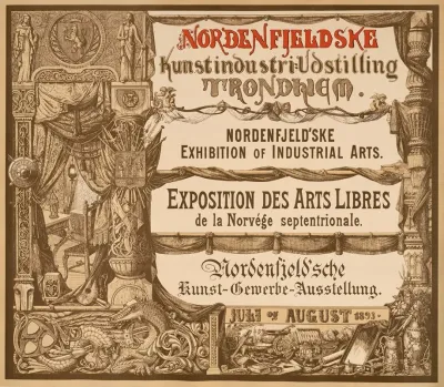 Nordenfjeldske Kunstindustri Udstilling Trondhjem