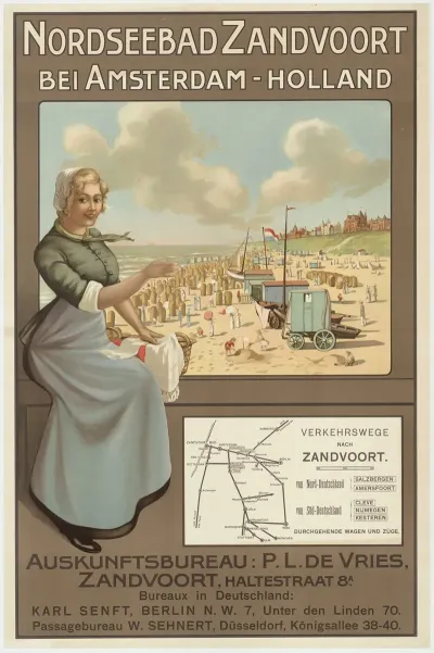 Nordseebad Zandvoort Bei Amsterdam Holland 2