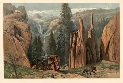 North American Mountain Landscape