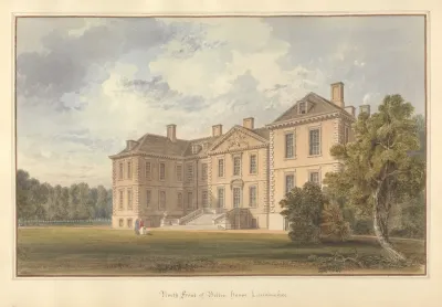 North Front Of Belton House Lincolnshire