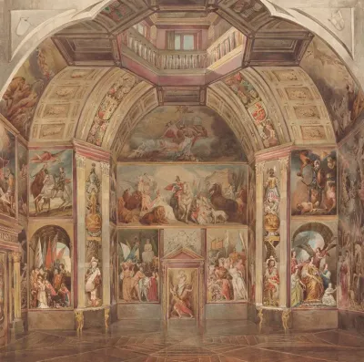 North Wall Of The Oranjezaal Huis Ten Bosch The Hague