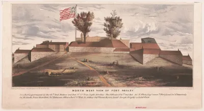 North West View Of Fort Negley