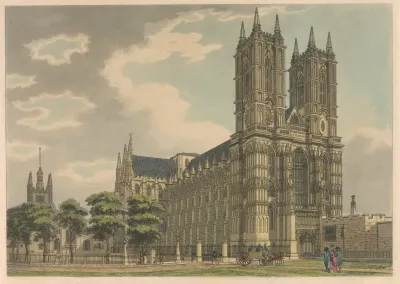 North West View Of Westminster Abbey