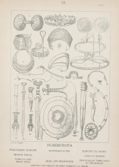 Northern Europe Bronze Period Tumulus And Moor Finds