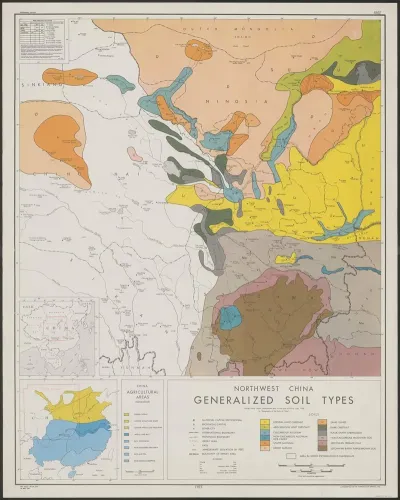 Northwest China Generalized Soil Types
