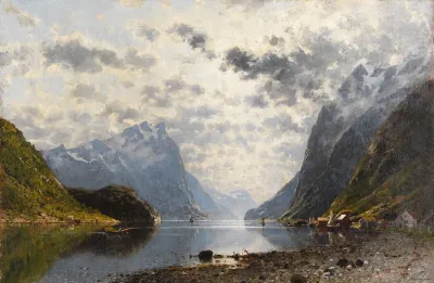 Norwegische Fjordlandschaft