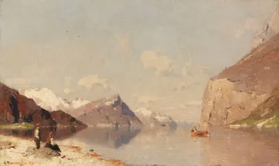 Norwegische Fjordlanschaft