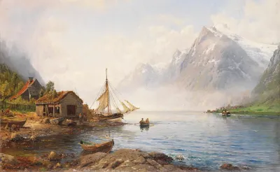 Norwegischer Fjord Sognefjord