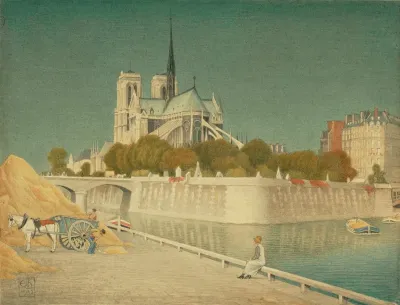 Notre Dame And The Seine
