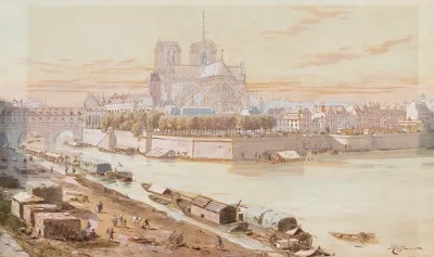 Notre Dame Et Leveche En 1750