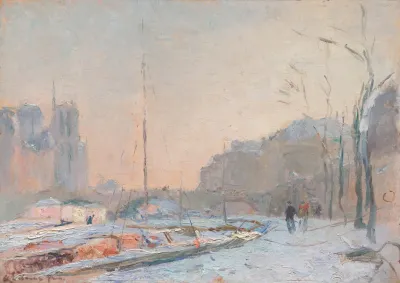 Notre Dame Sous La Neige