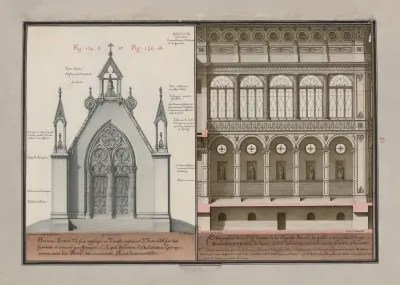 Nouveau Portail Deglise Applique Au Temple Superieur Disis Bati Par Les Gaulois Et Conserve Par Francois 1er