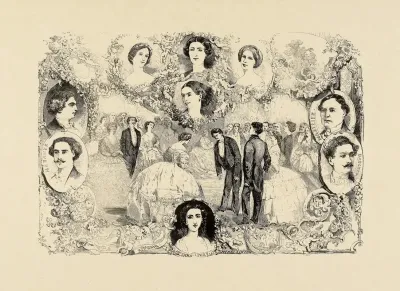 Nouveau Quadrille Danse A La Suite Du Banquet Offert A Mlle Taglioni Par Les Artistes Choreographiques De Lopera