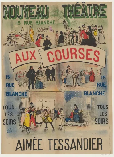 Nouveau Theatre 15 Rue Blanche Aux Courses Aimee Tessandier