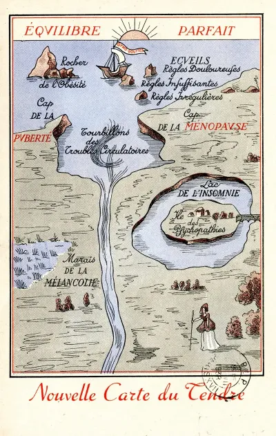 Nouvelle Carte Du Tendre