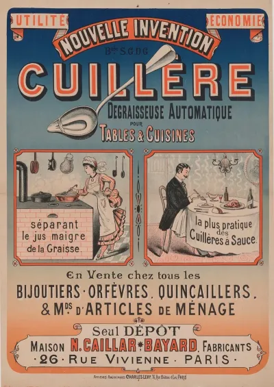 Nouvelle Invention Cuillere Degraisseuse Automatique Pour Tables Cuisines