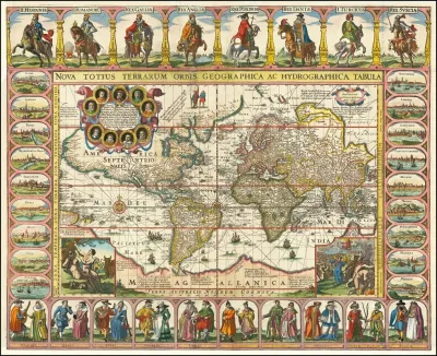 Nova Totius Terrarum Orbis Geographica Ac Hydrographica Tabula
