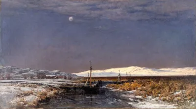 November Evening At Hisingsvassen Gothenburg