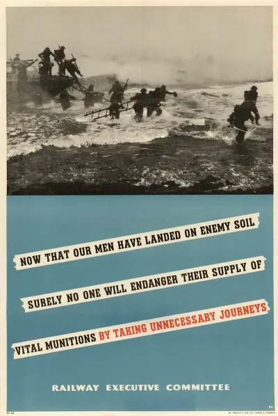 Now That Our Men Have Landed On Enemy Soil