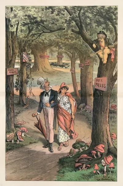 Noxious Growths In Libertys Grounds