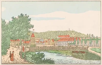 Nr 199 Der Bohmische Saal Mit Seiner Umgebung In Alt Karlsbad