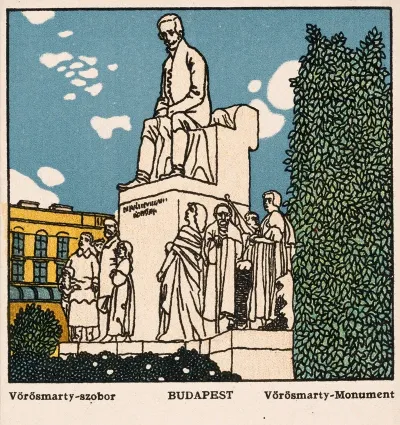 Nr 461 Budapest Vorosmarty Monument