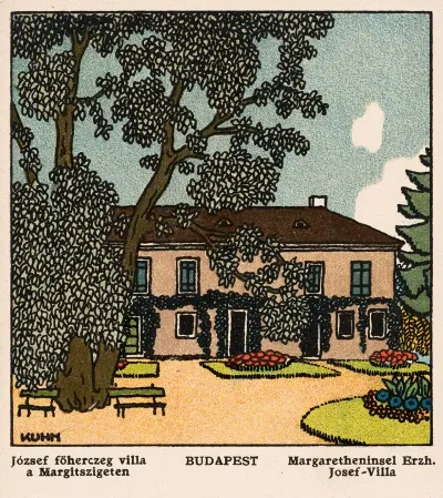 Nr 464 Budapest Margaretheninsel Erzh Josef Villa