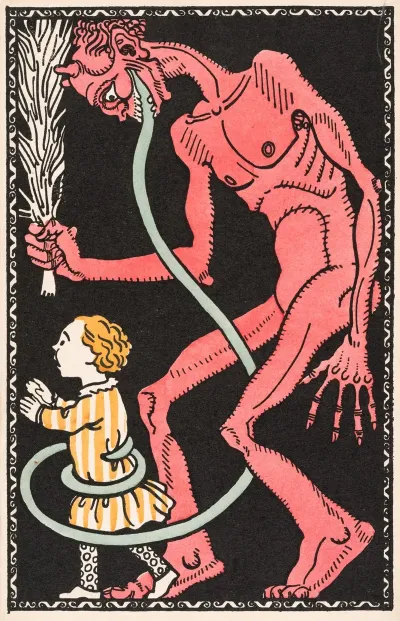 Nr 542 Krampuskarte