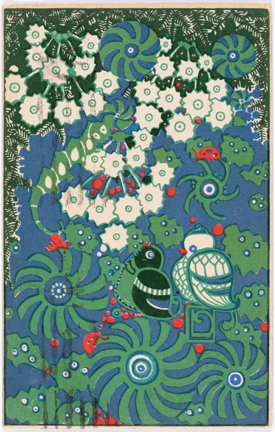 Nr 750 Vogel Und Blumen