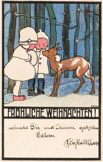 Nr 877 Neujahrskarte