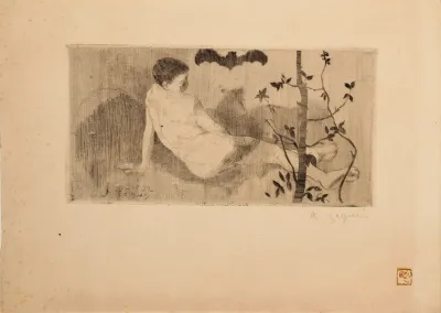 Nu A La Chauve Souris Nude In A Shadow Of A Bat