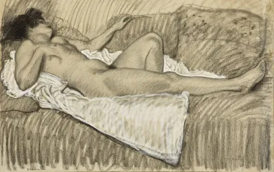 Nu Au Drap Blanc