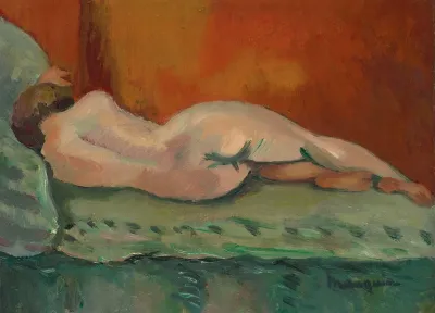 Nu Couche De Dos