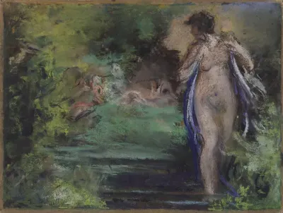 Nu Dans La Verdure