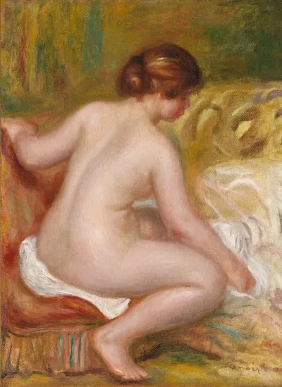 Nu Sur Un Fauteuil